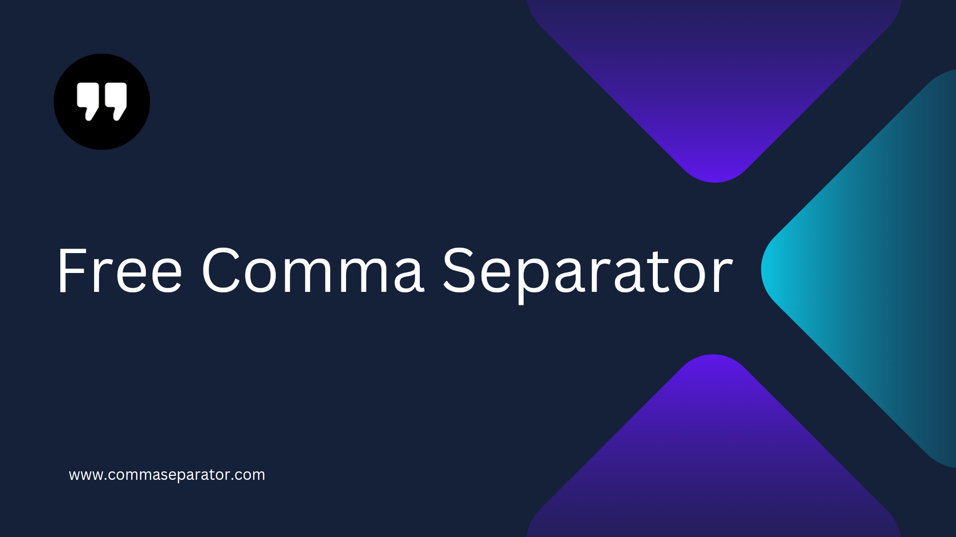 free comma separator